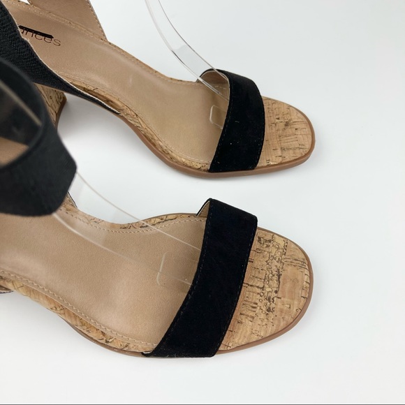 Maurices Hillary Ankle Strap Block Heel Sandal in Black - Picture 2 of 9